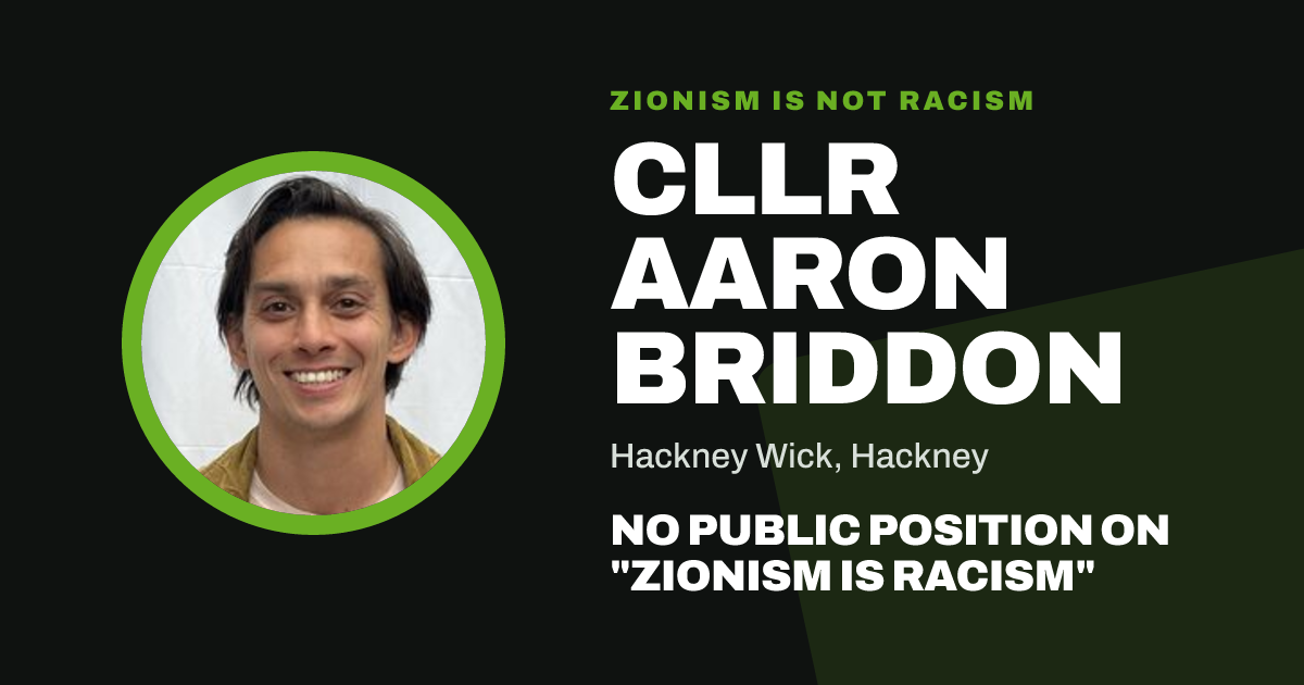Share image: Cllr Aaron Briddon, Hackney Wick ward, Hackney