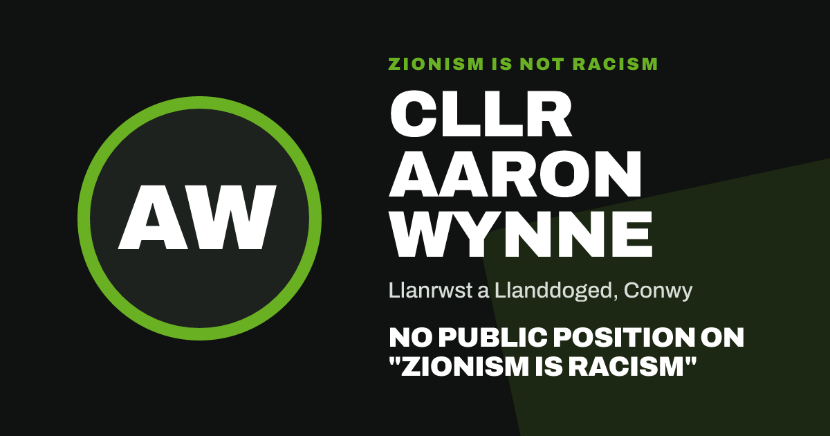 Share image: Cllr Aaron Wynne, Llanrwst a Llanddoged ward, Conwy