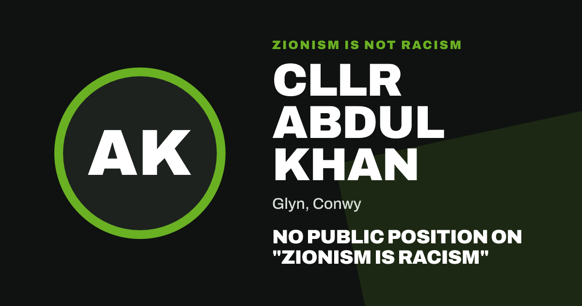Share image: Cllr Abdul Khan, Glyn ward, Conwy