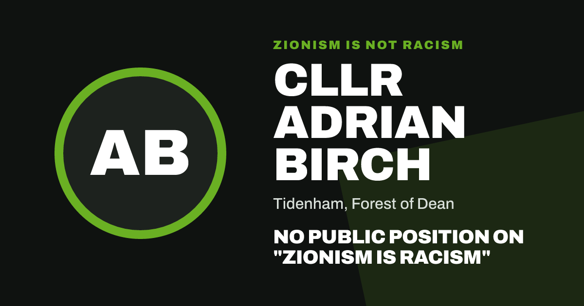 Share image: Cllr Adrian Birch, Tidenham ward, Forest of Dean