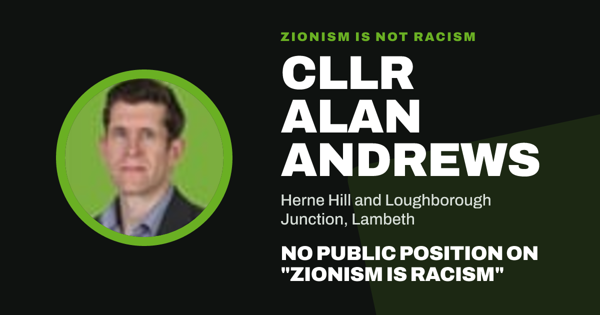 Share image: Cllr Alan Andrews, Herne Hill and Loughborough Junction ward, Lambeth