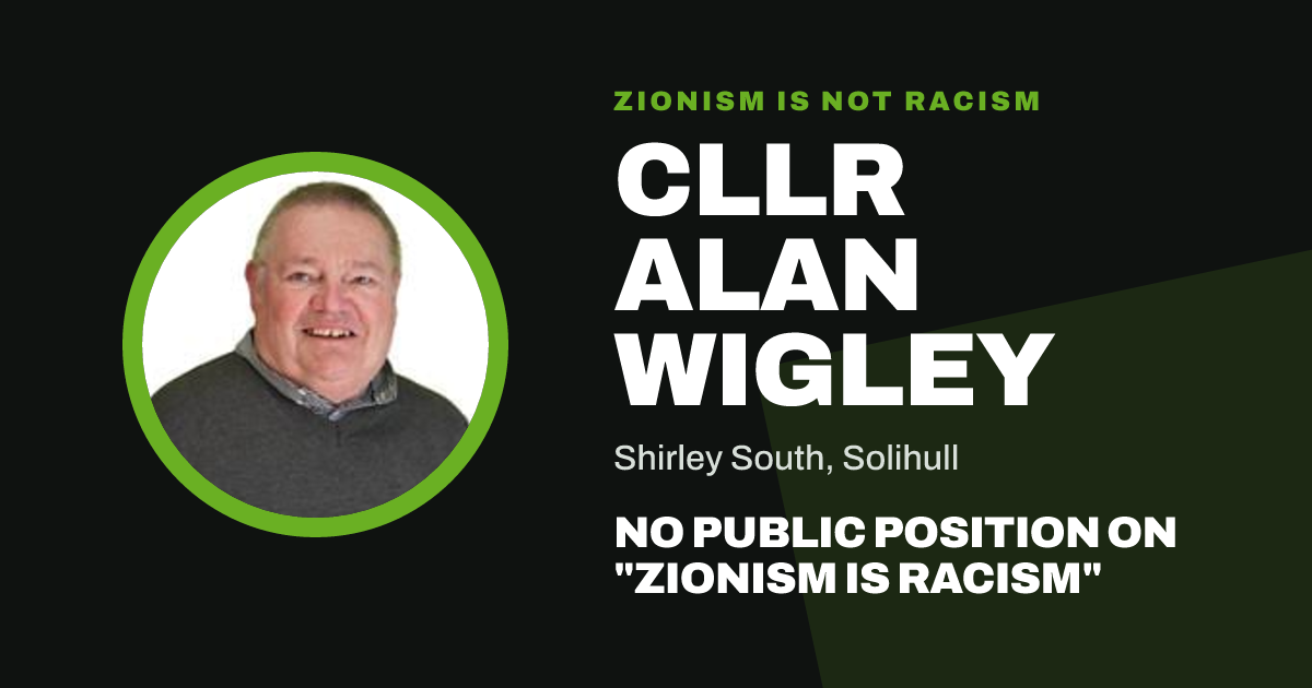 Share image: Cllr Alan Wigley, Shirley South ward, Solihull