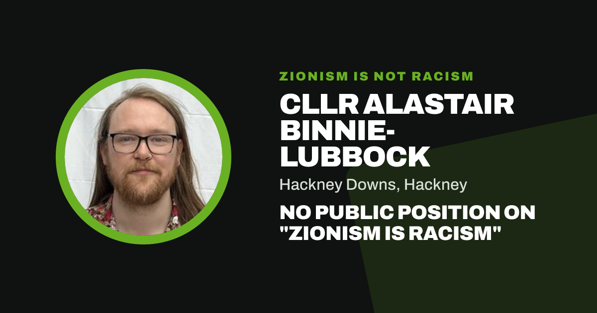 Share image: Cllr Alastair Binnie-Lubbock, Hackney Downs ward, Hackney