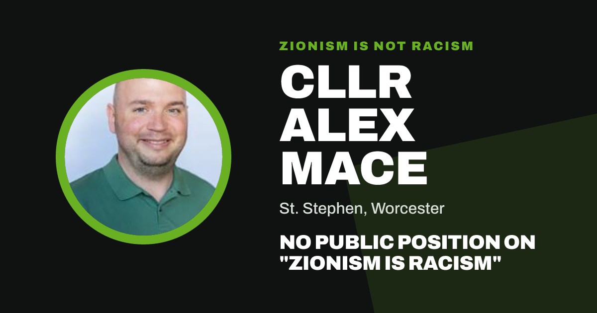 Share image: Cllr Alex Mace, St. Stephen ward, Worcester