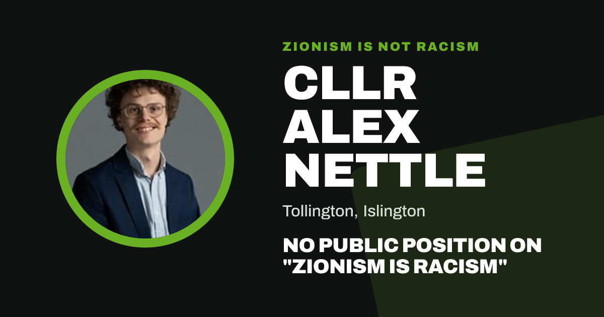 Share image: Cllr Alex Nettle, Tollington ward, Islington