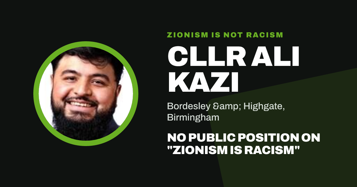 Share image: Cllr Ali Kazi, Bordesley & Highgate ward, Birmingham