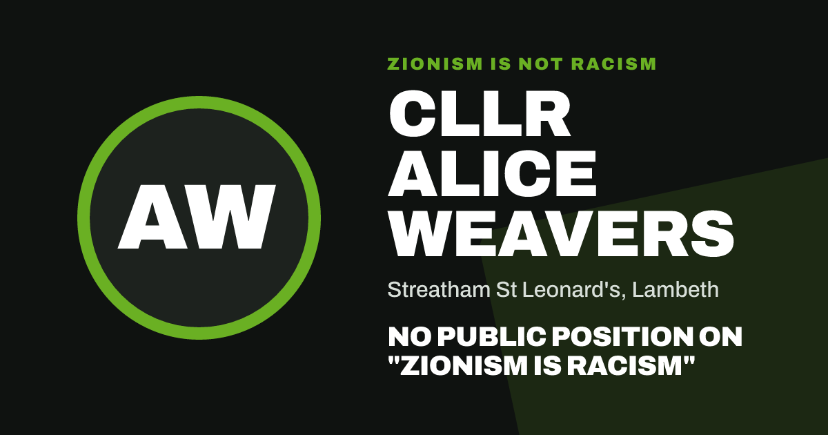 Share image: Cllr Alice Weavers, Streatham St Leonard's ward, Lambeth