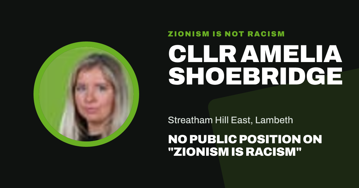 Share image: Cllr Amelia Shoebridge, Streatham Hill East ward, Lambeth