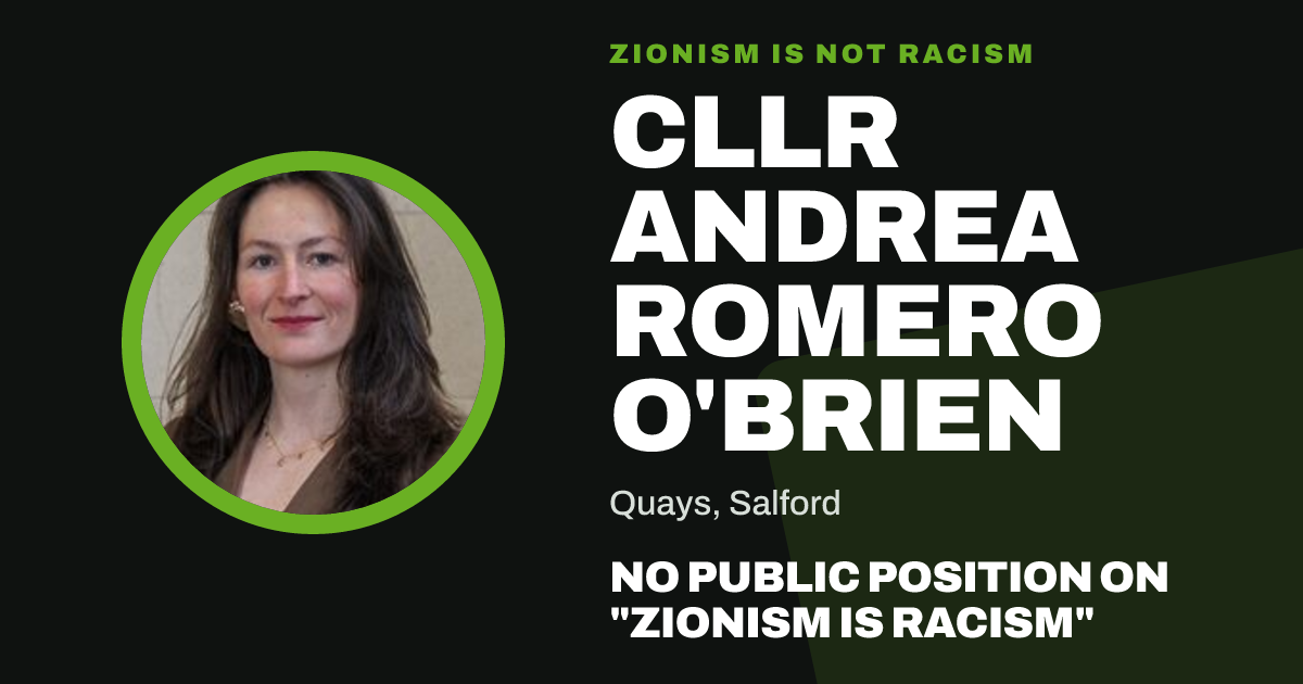Share image: Cllr Andrea Romero O'Brien, Quays ward, Salford