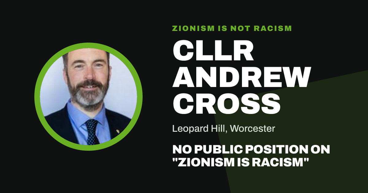 Share image: Cllr Andrew Cross, Leopard Hill ward, Worcester