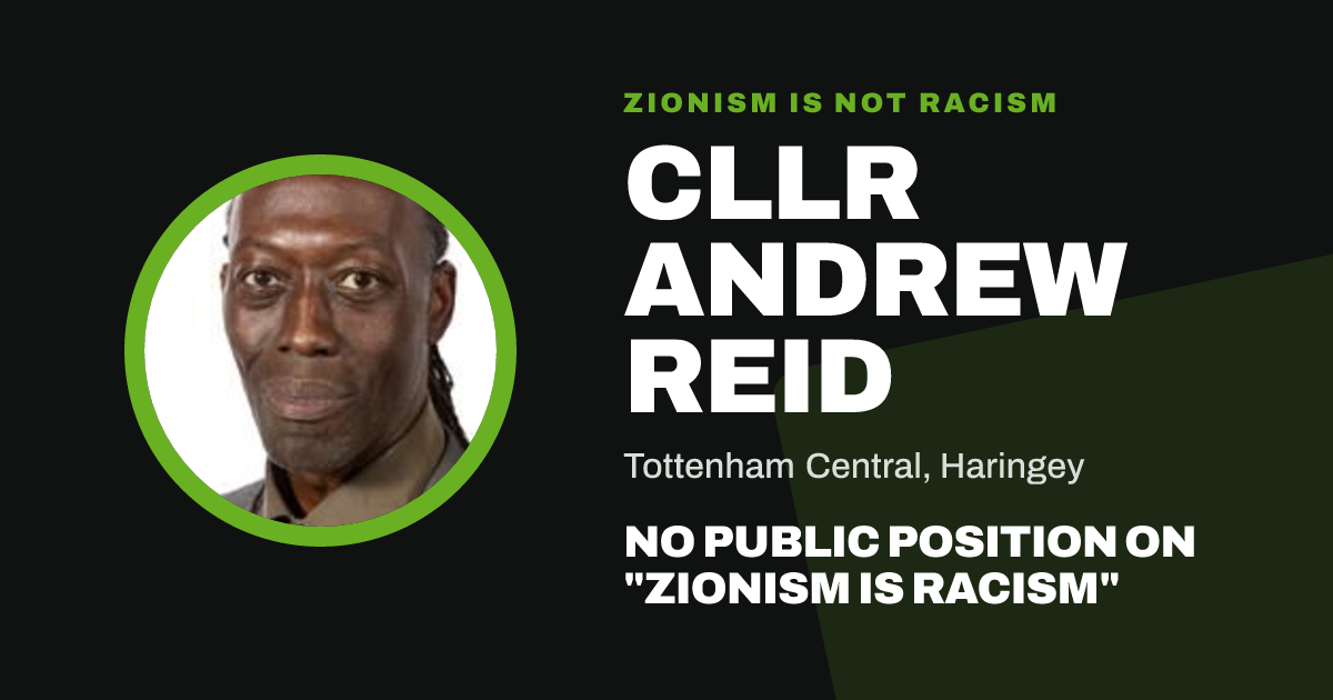 Share image: Cllr Andrew Reid, Tottenham Central ward, Haringey
