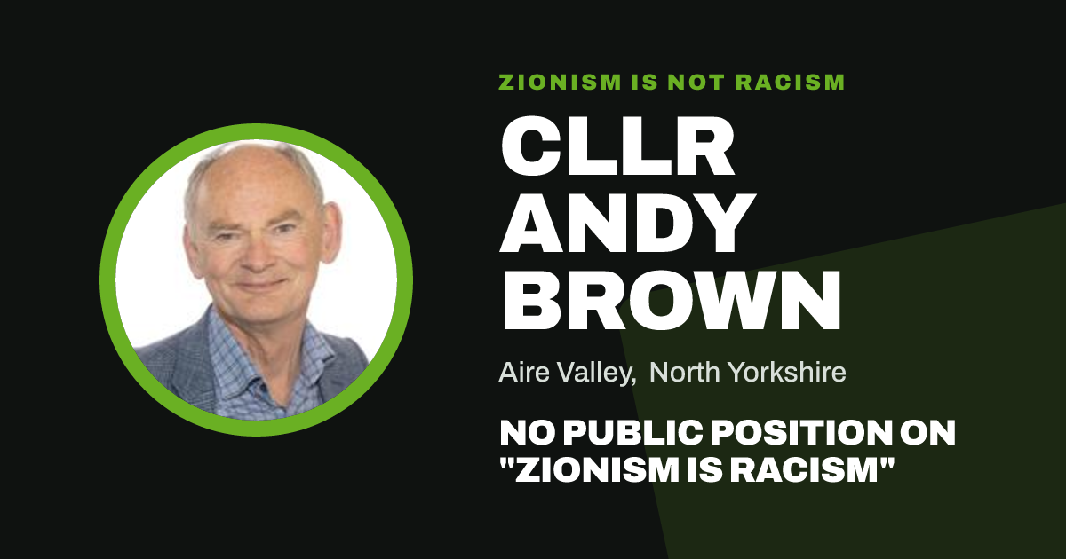 Share image: Cllr Andy Brown, Aire Valley ward, North Yorkshire