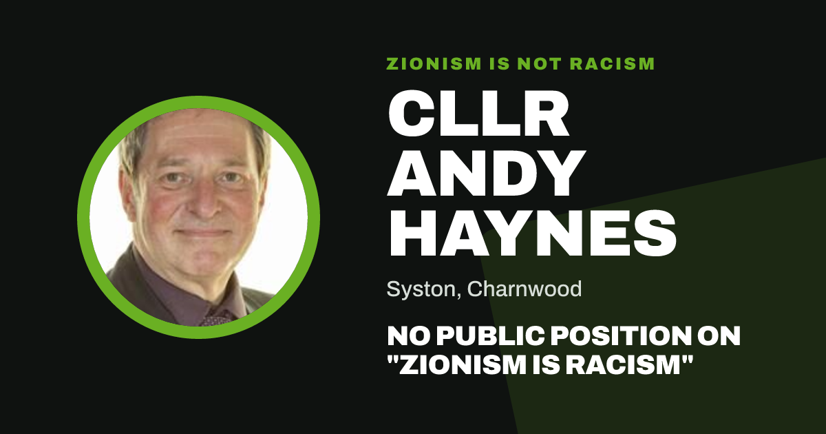 Share image: Cllr Andy Haynes, Syston ward, Charnwood