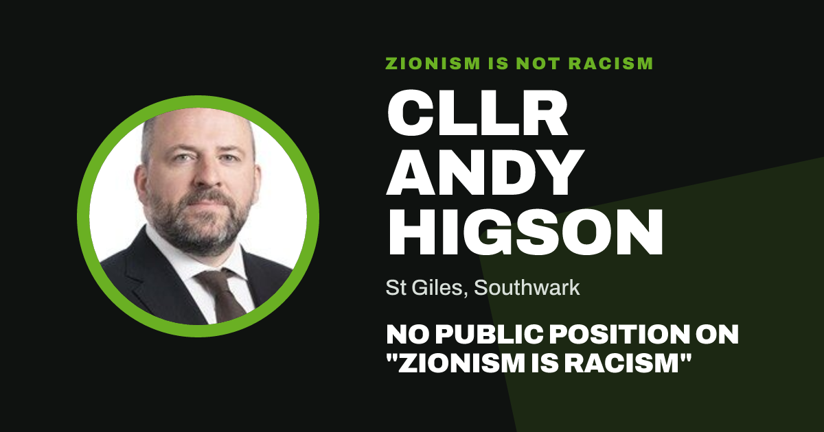 Share image: Cllr Andy Higson, St Giles ward, Southwark