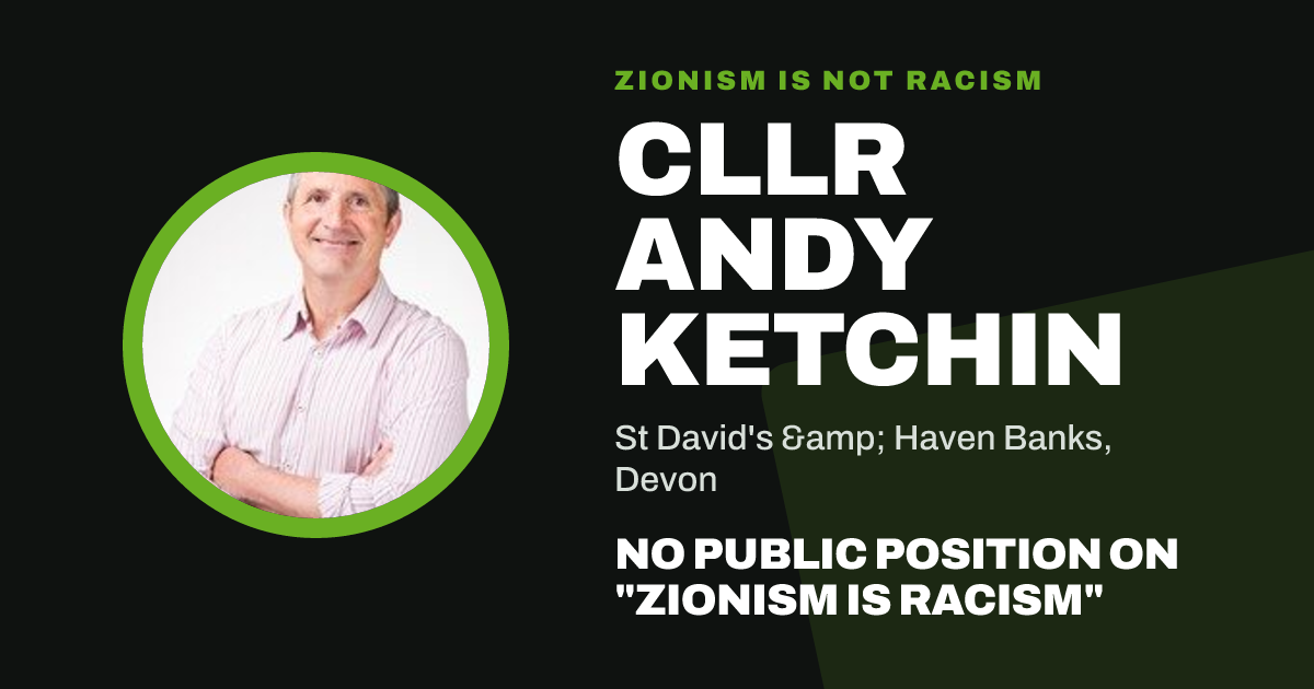 Share image: Cllr Andy Ketchin, St David's & Haven Banks ward, Devon