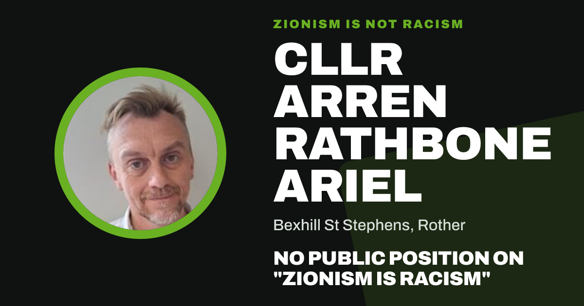 Share image: Cllr Arren Rathbone Ariel, Bexhill St Stephens ward, Rother