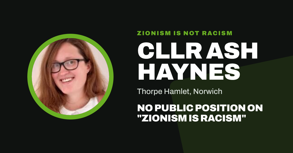 Share image: Cllr Ash Haynes, Thorpe Hamlet ward, Norwich