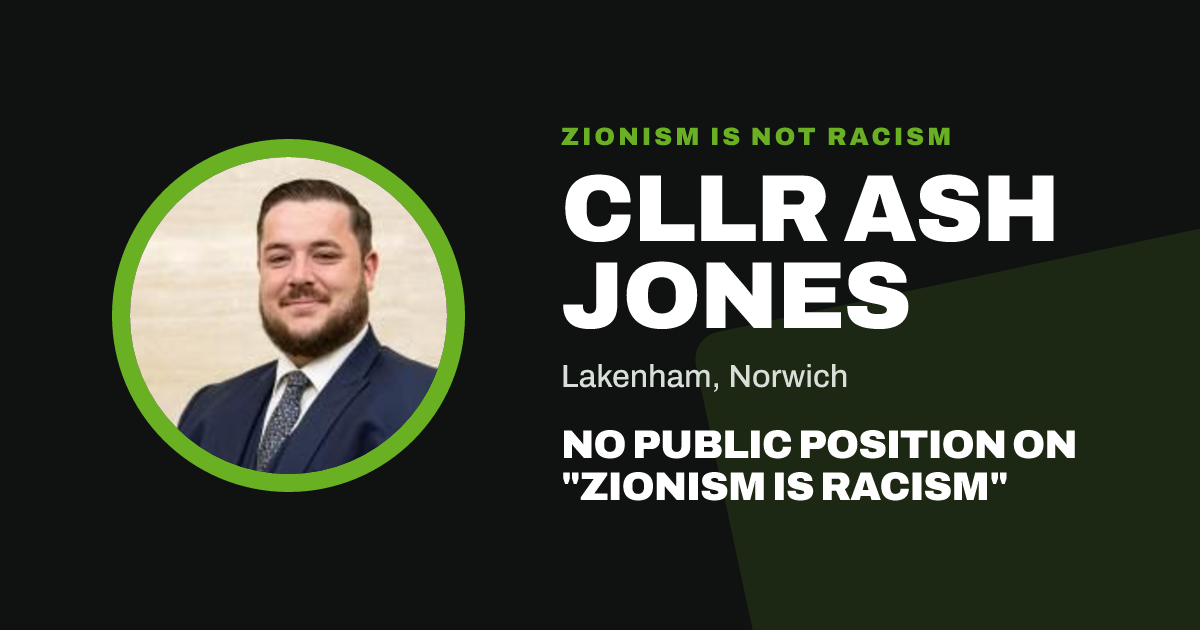 Share image: Cllr Ash Jones, Lakenham ward, Norwich