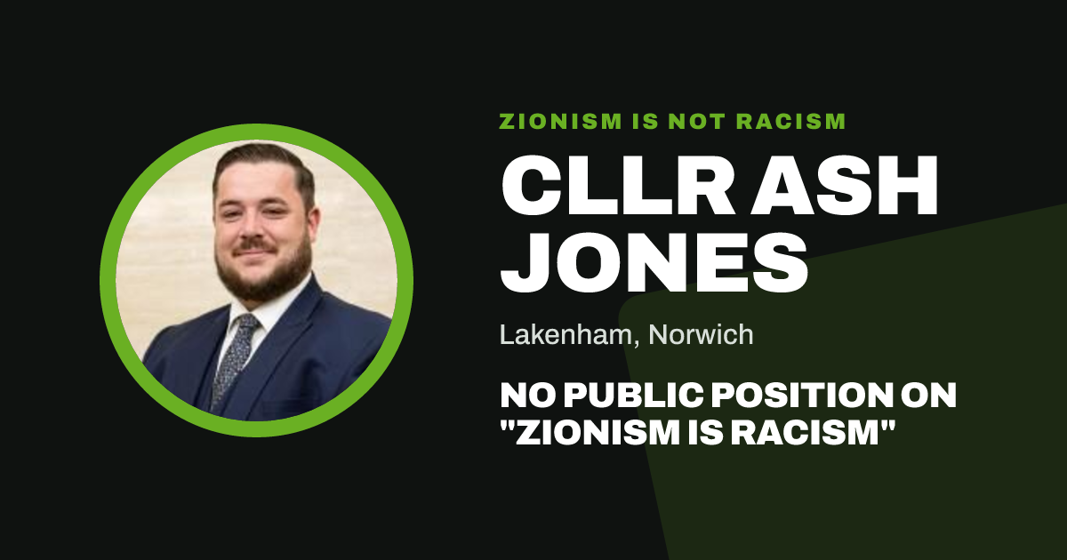 Share image: Cllr Ash Jones, Lakenham ward, Norwich
