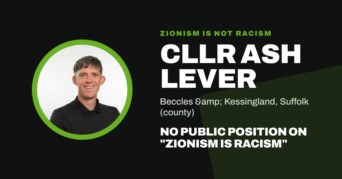 Share image: Cllr Ash Lever, Beccles & Kessingland ward, Suffolk (county)