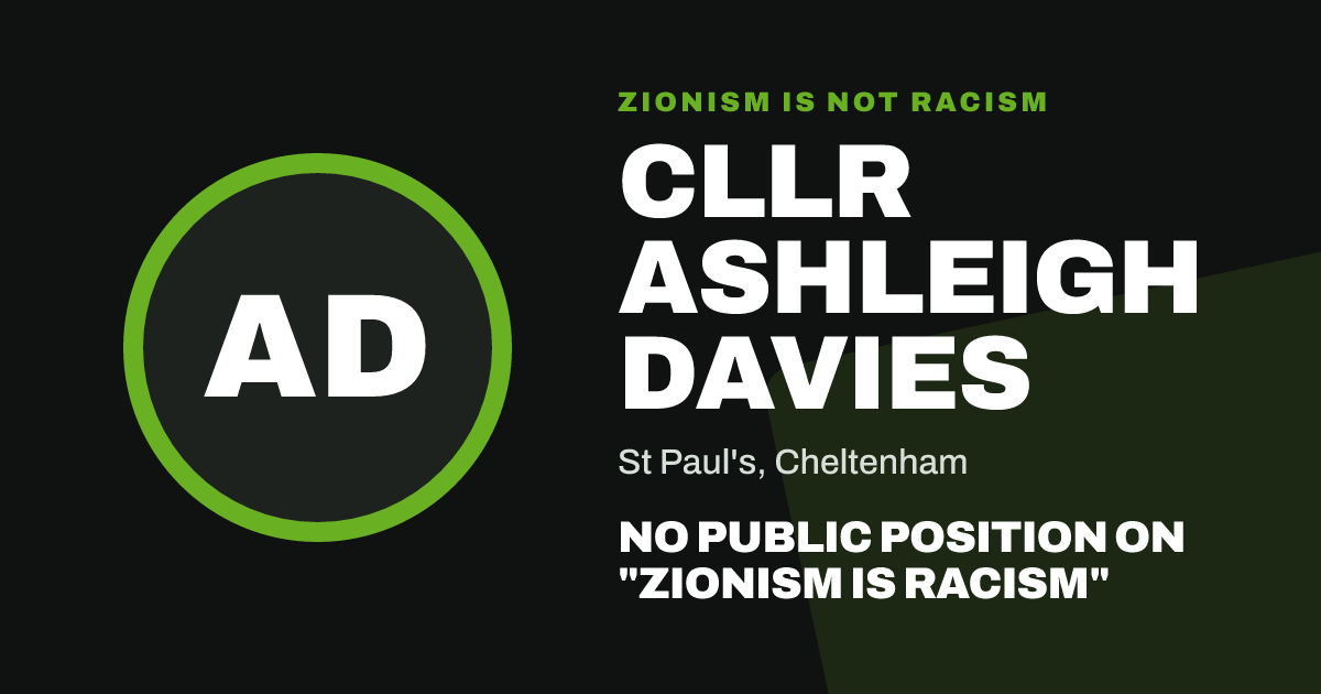 Share image: Cllr Ashleigh Davies, St Paul's ward, Cheltenham