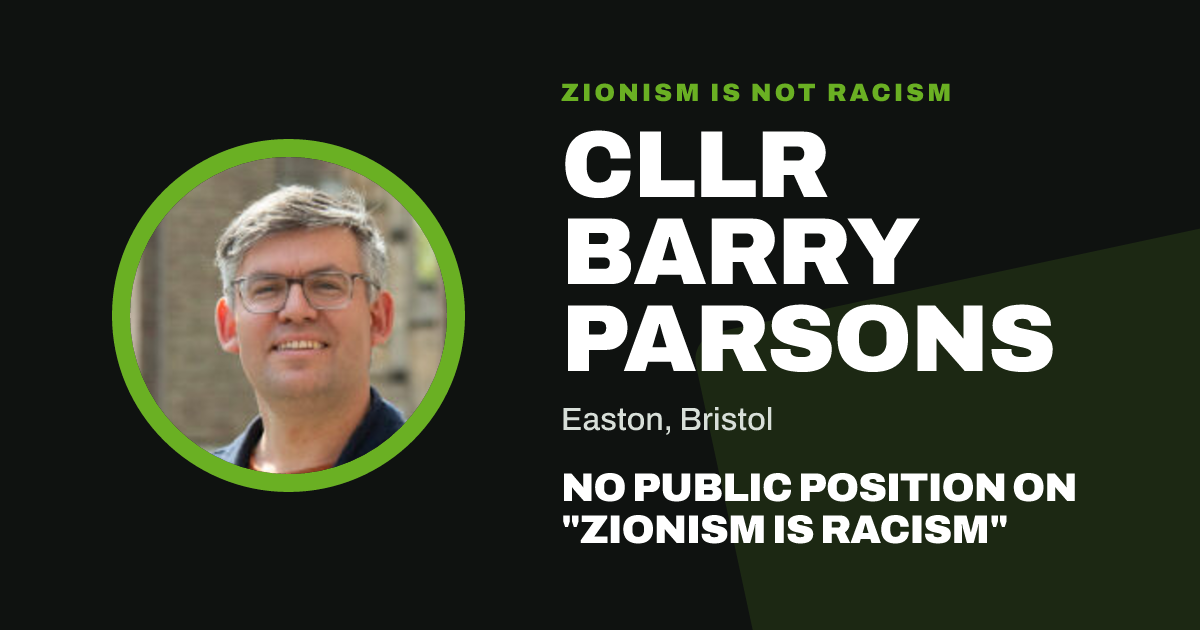 Share image: Cllr Barry Parsons, Easton ward, Bristol
