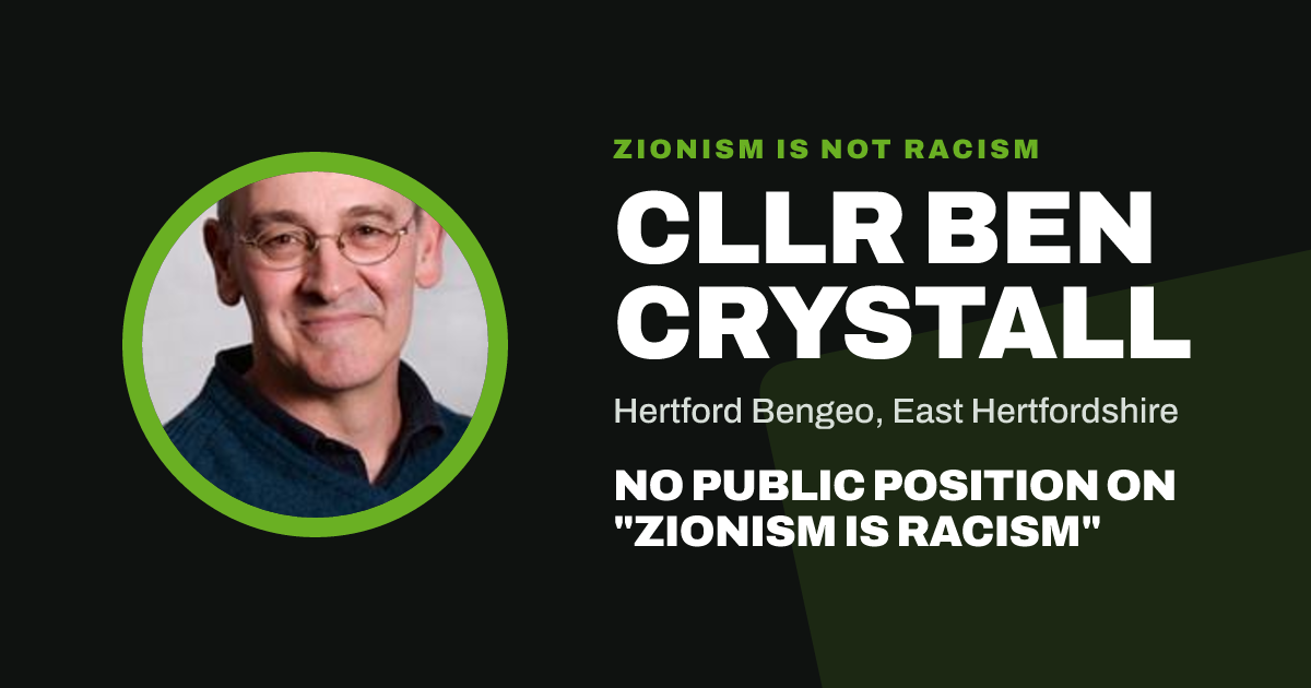 Share image: Cllr Ben Crystall, Hertford Bengeo ward, East Hertfordshire