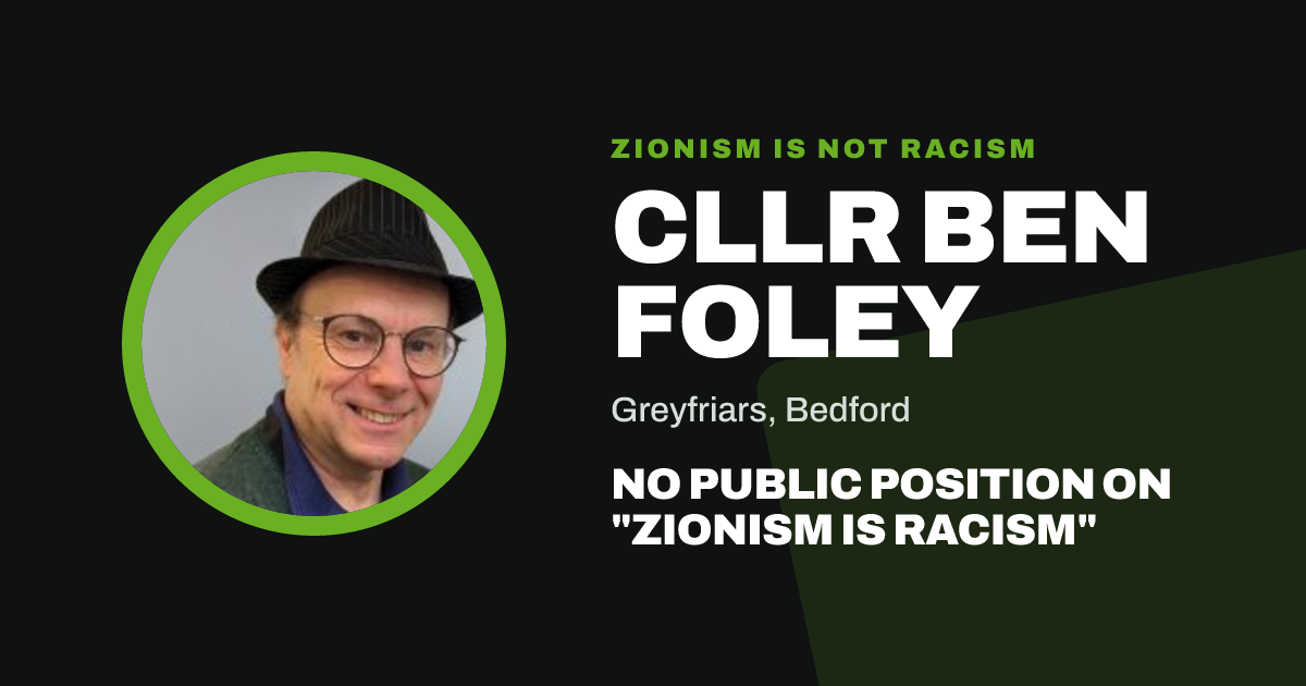 Share image: Cllr Ben Foley, Greyfriars ward, Bedford