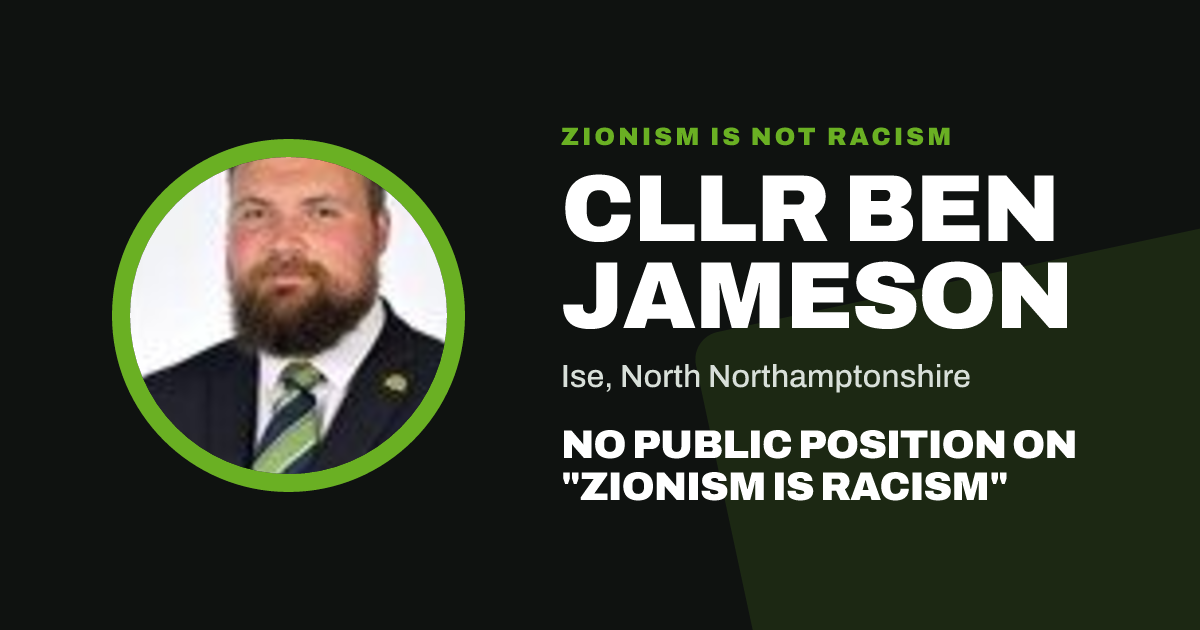 Share image: Cllr Ben Jameson, Ise ward, North Northamptonshire
