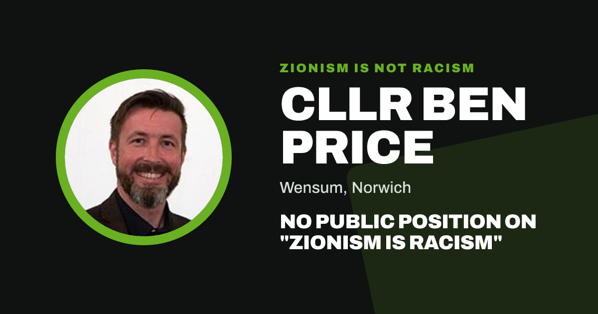 Share image: Cllr Ben Price, Wensum ward, Norwich