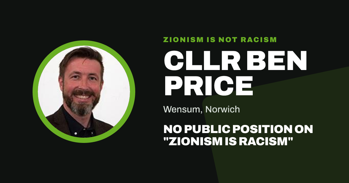 Share image: Cllr Ben Price, Wensum ward, Norwich