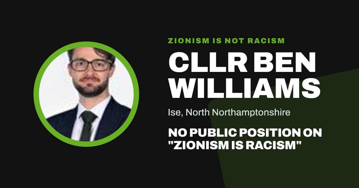 Share image: Cllr Ben Williams, Ise ward, North Northamptonshire