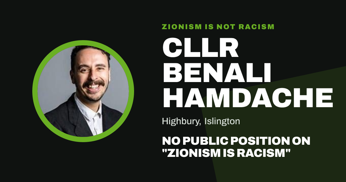 Share image: Cllr Benali Hamdache, Highbury ward, Islington