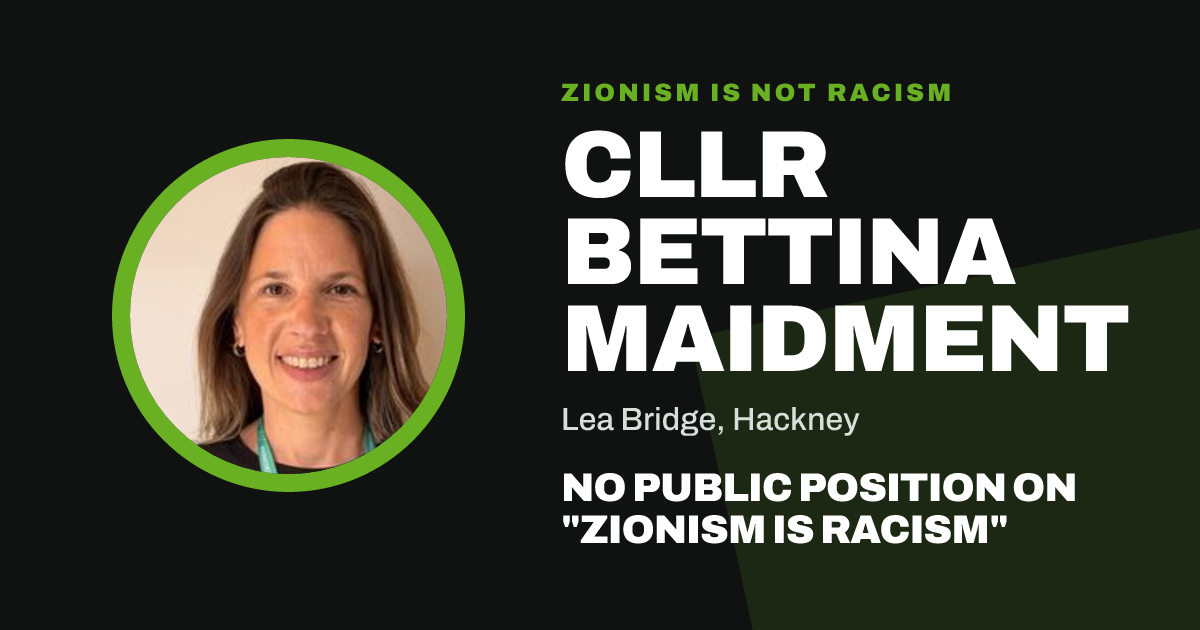 Share image: Cllr Bettina Maidment, Lea Bridge ward, Hackney