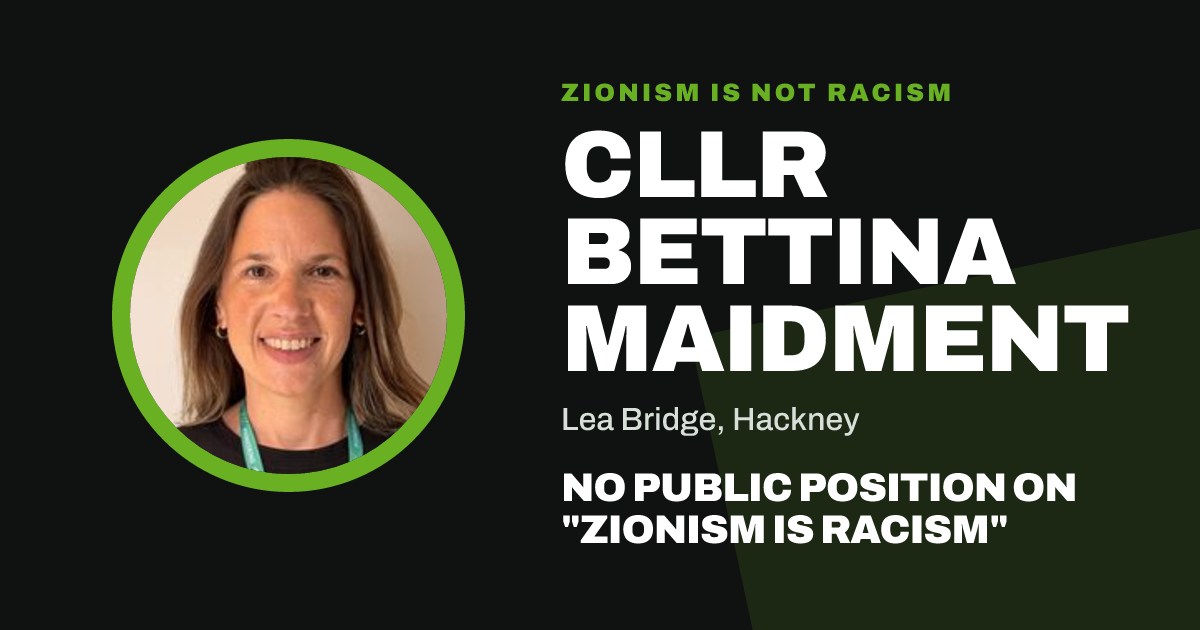 Share image: Cllr Bettina Maidment, Lea Bridge ward, Hackney