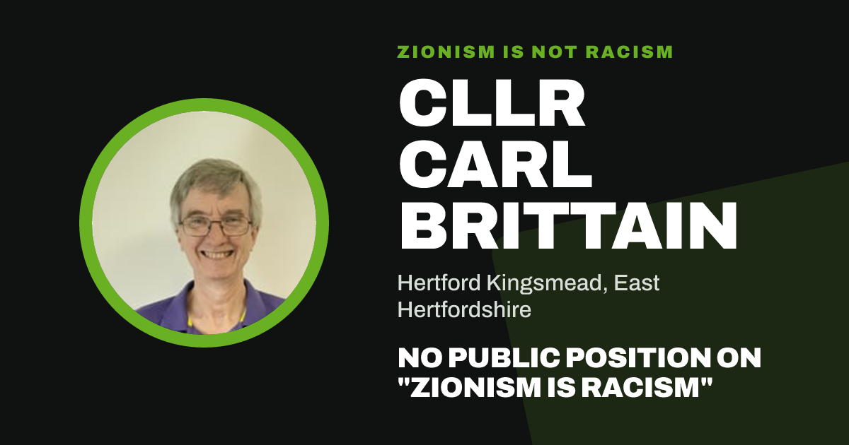 Share image: Cllr Carl Brittain, Hertford Kingsmead ward, East Hertfordshire
