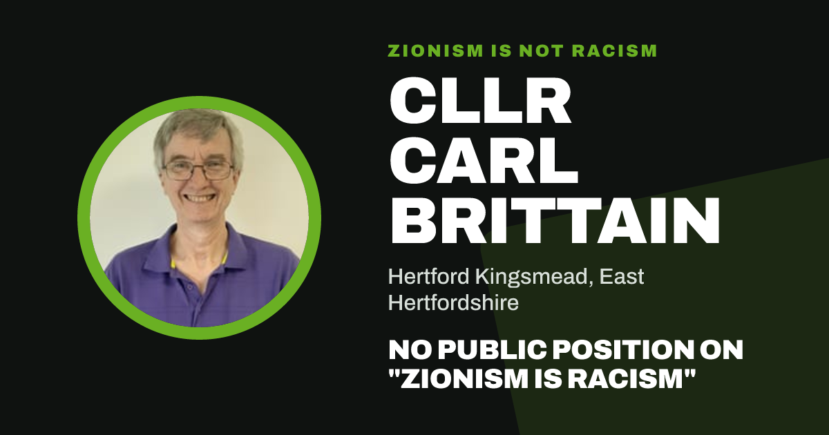 Share image: Cllr Carl Brittain, Hertford Kingsmead ward, East Hertfordshire