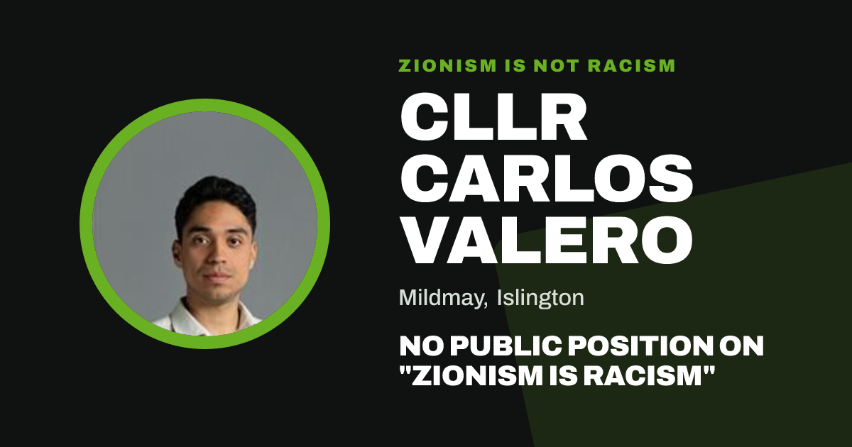 Share image: Cllr Carlos Valero, Mildmay ward, Islington