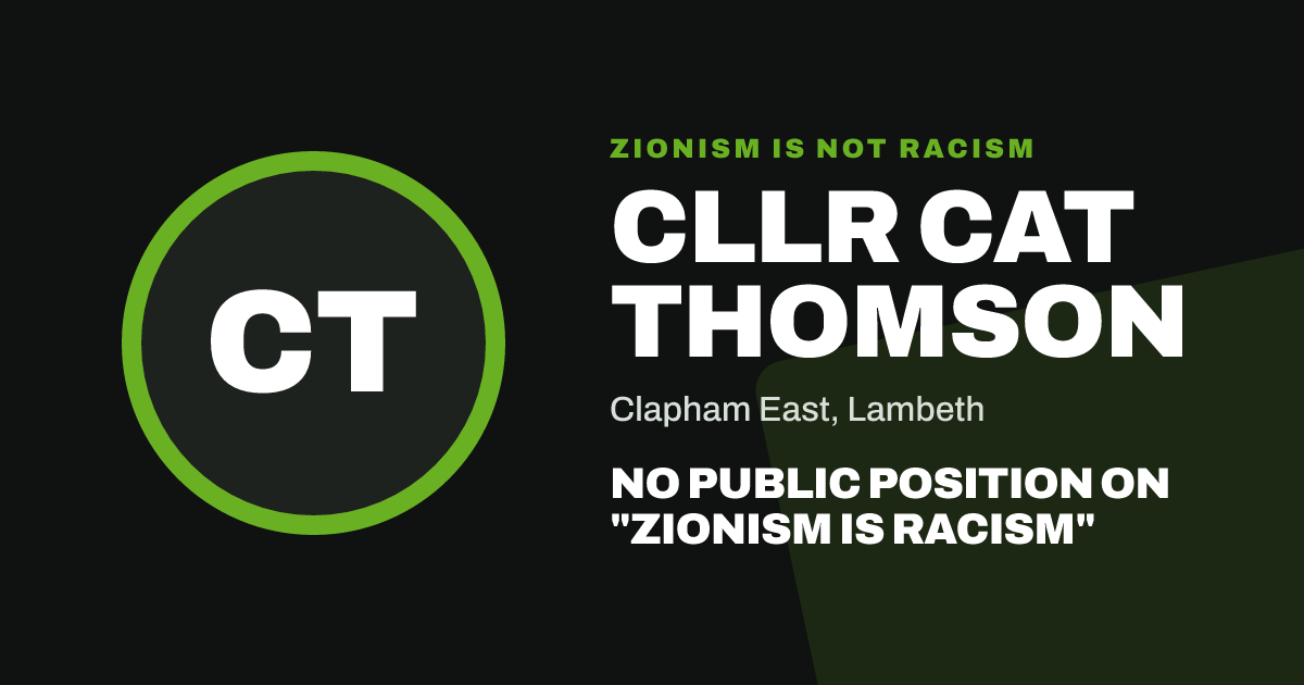 Share image: Cllr Cat Thomson, Clapham East ward, Lambeth