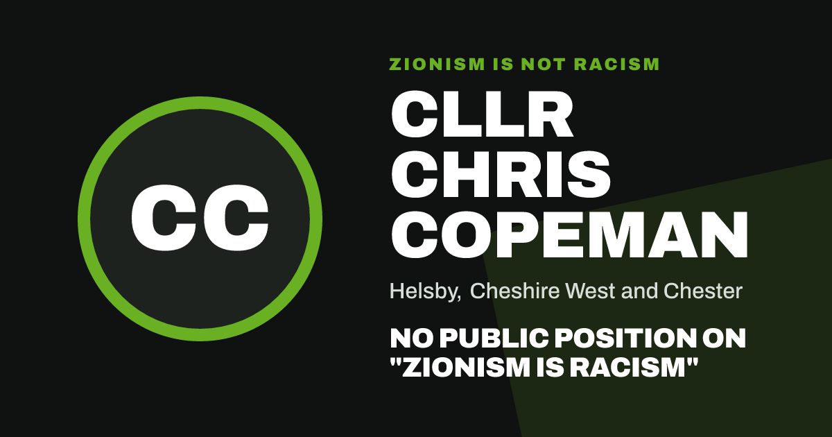 Share image: Cllr Chris Copeman, Helsby ward, Cheshire West and Chester