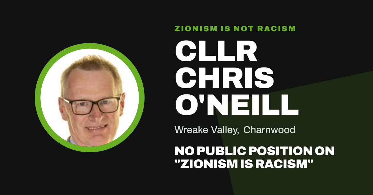 Share image: Cllr Chris O'Neill, Wreake Valley ward, Charnwood