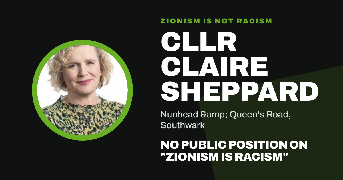 Share image: Cllr Claire Sheppard, Nunhead & Queen's Road ward, Southwark