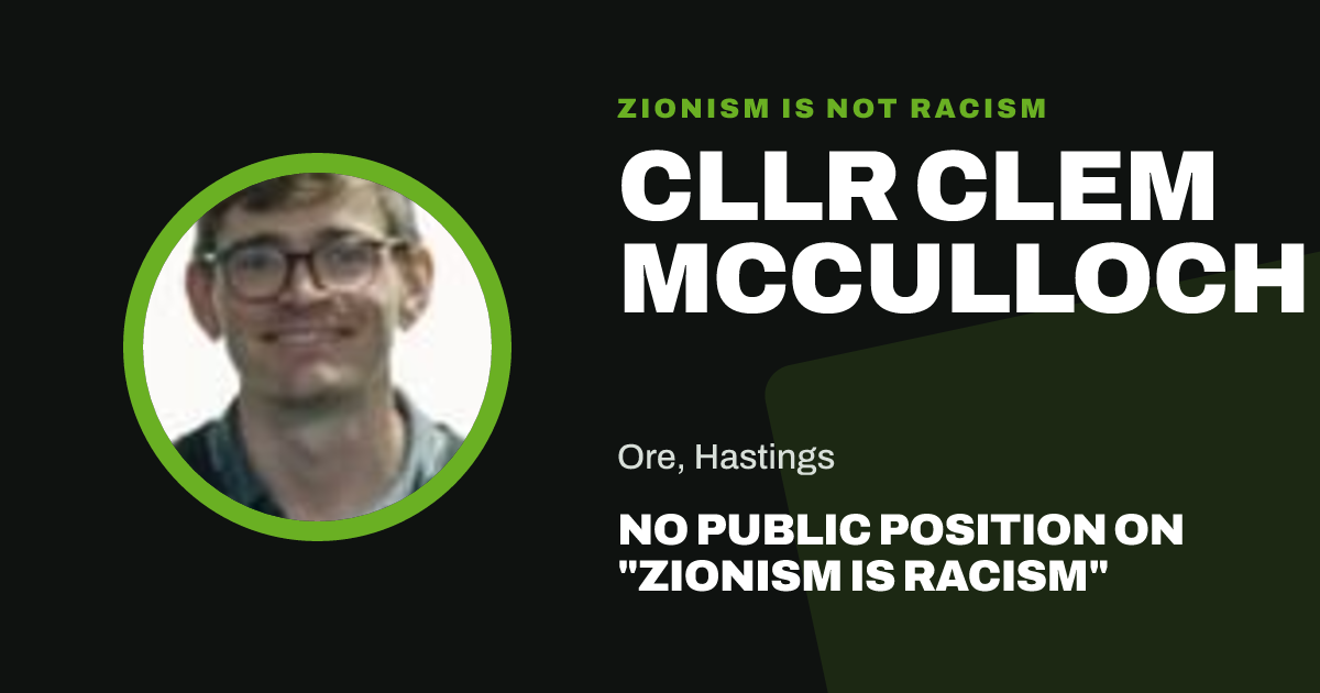 Share image: Cllr Clem McCulloch, Ore ward, Hastings