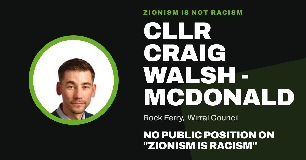Share image: Cllr Craig Walsh - McDonald, Rock Ferry ward, Wirral Council