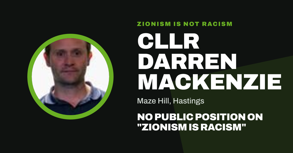 Share image: Cllr Darren Mackenzie, Maze Hill ward, Hastings
