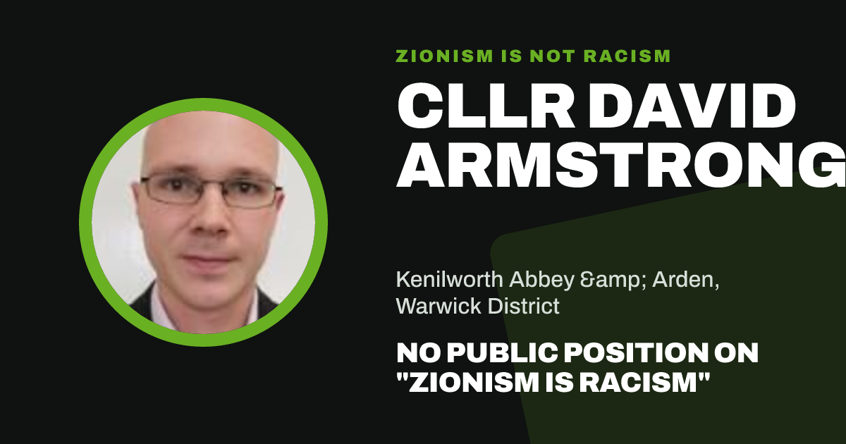 Share image: Cllr David Armstrong, Kenilworth Abbey & Arden ward, Warwick District