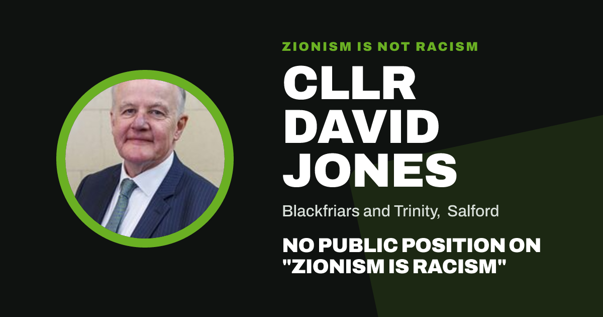 Share image: Cllr David Jones, Blackfriars and Trinity ward, Salford