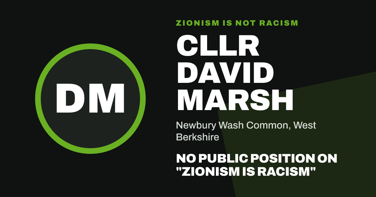 Share image: Cllr David Marsh, Newbury Wash Common ward, West Berkshire