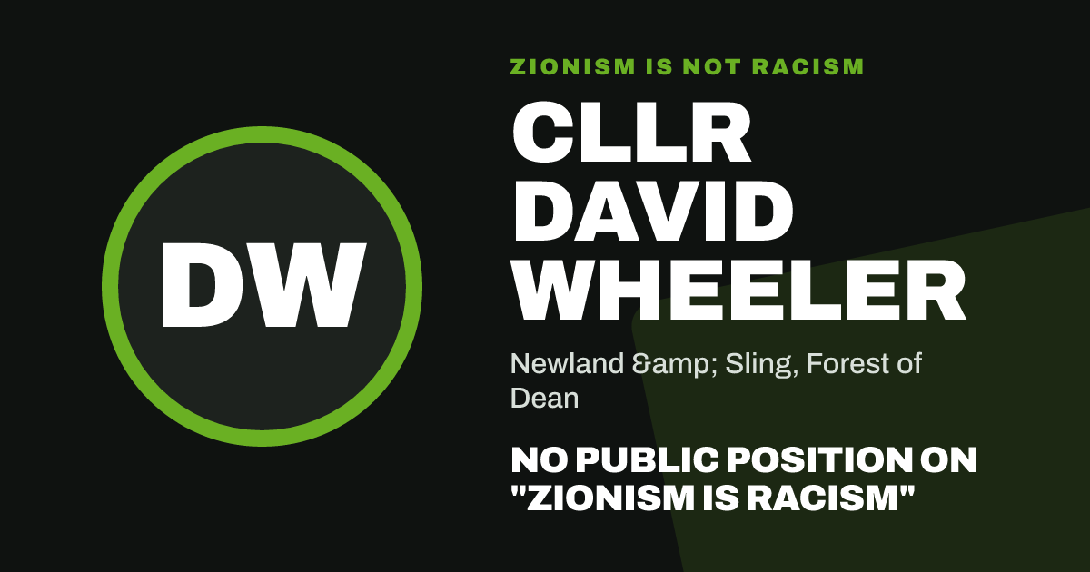 Share image: Cllr David Wheeler, Newland & Sling ward, Forest of Dean