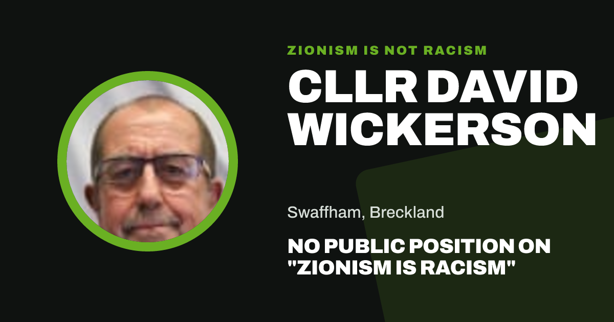 Share image: Cllr David Wickerson, Swaffham ward, Breckland